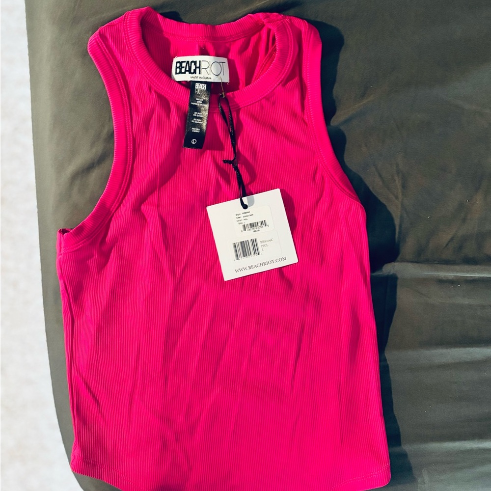SALE | ✨Beach Riot Tank, Bright Fuchsia | L